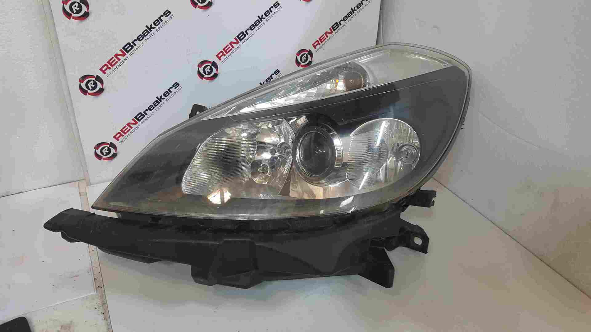 Renault Clio Sport MK3 2005-2009 Passenger NSF Front Headlight Black 7701061074