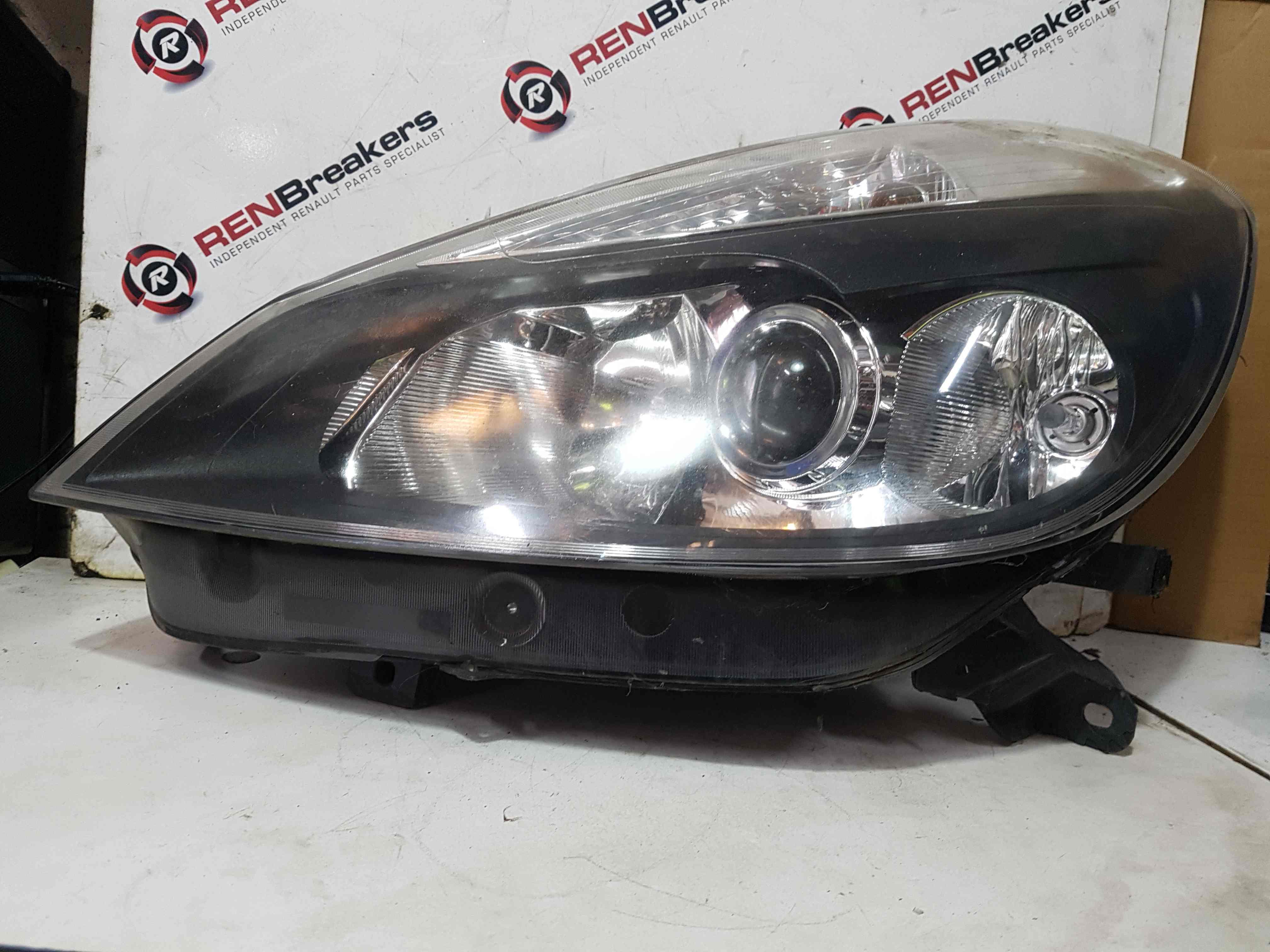 Thumb 5 Renault Clio Sport MK3 2005-2009 Passenger NSF Front Headlight Black 7701061074
