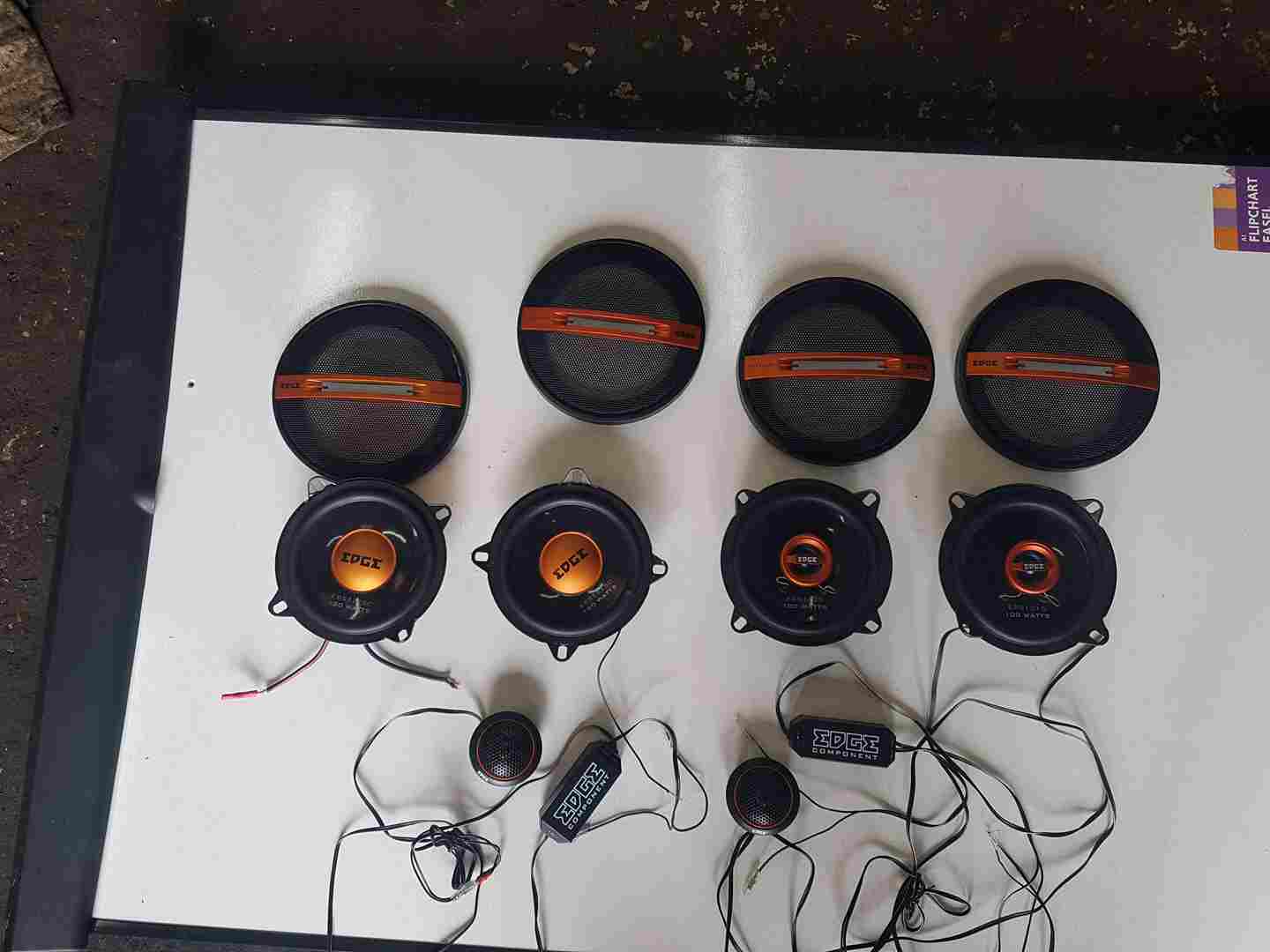 Renault Clio Sport MK3 2005-2012  edge X4 Speakers + 2 tweeters 