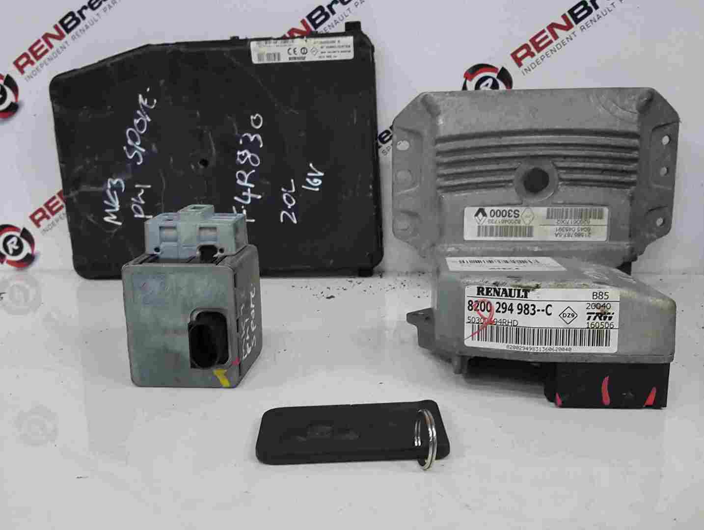 Renault Clio Sport MK3 2005-2012 197 200 2.0 ECU Set UCH Lock ECU + Key Card