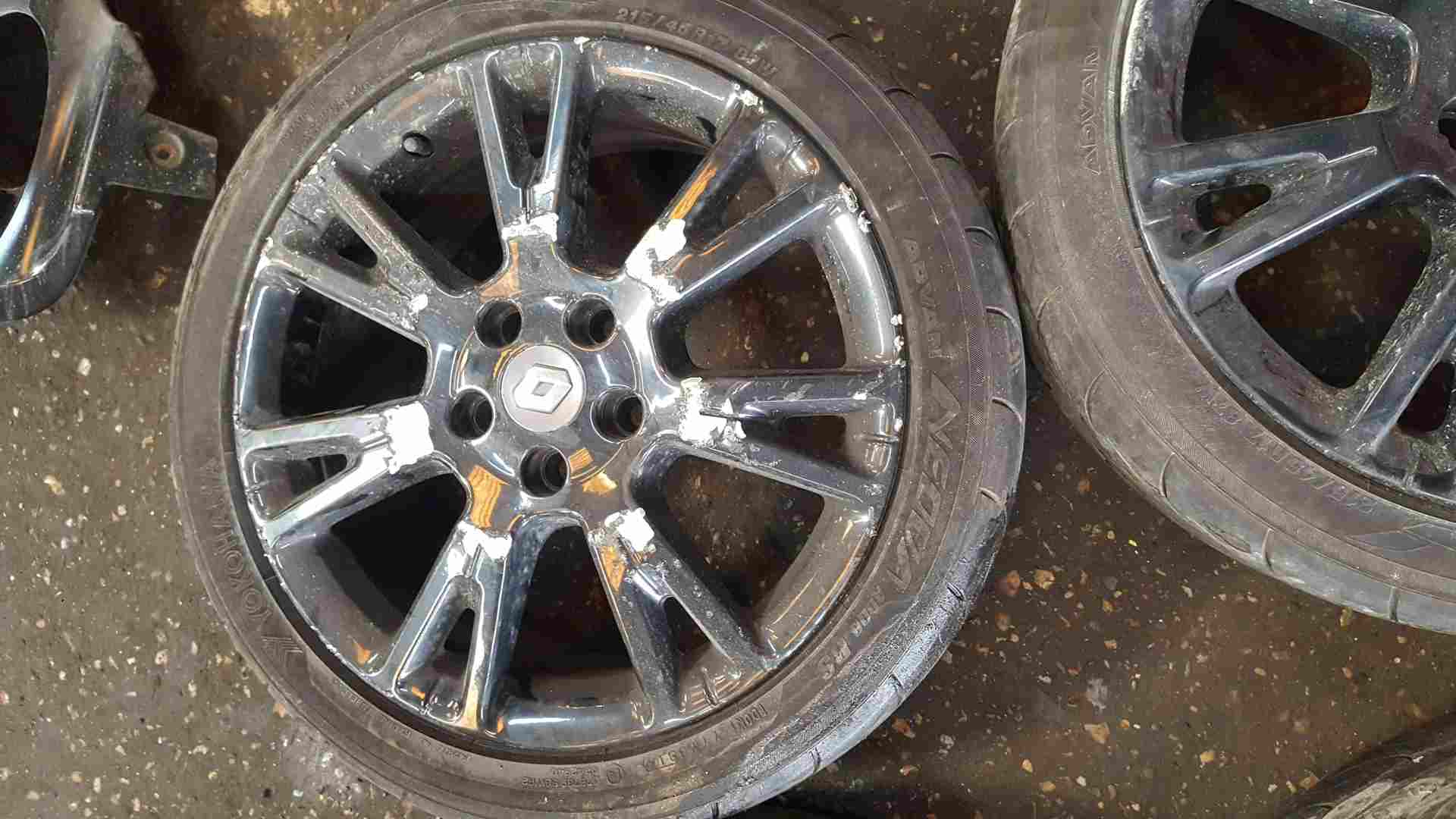 Thumb 3 Renault Clio Sport MK3 2005-2012 197 200 Alloy Wheels SET X4 17Inch Black 5mm