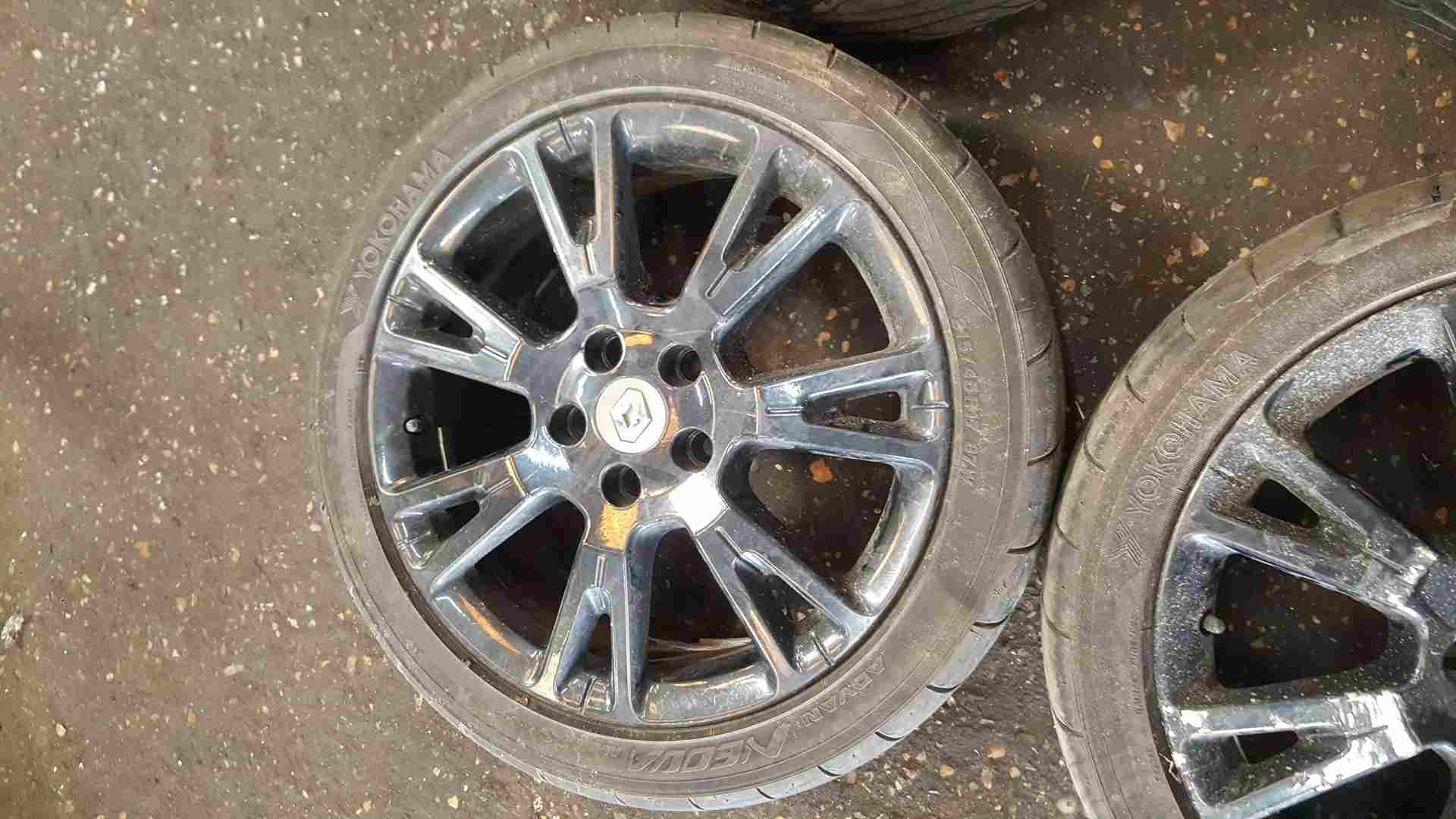 Thumb 4 Renault Clio Sport MK3 2005-2012 197 200 Alloy Wheels SET X4 17Inch Black 5mm