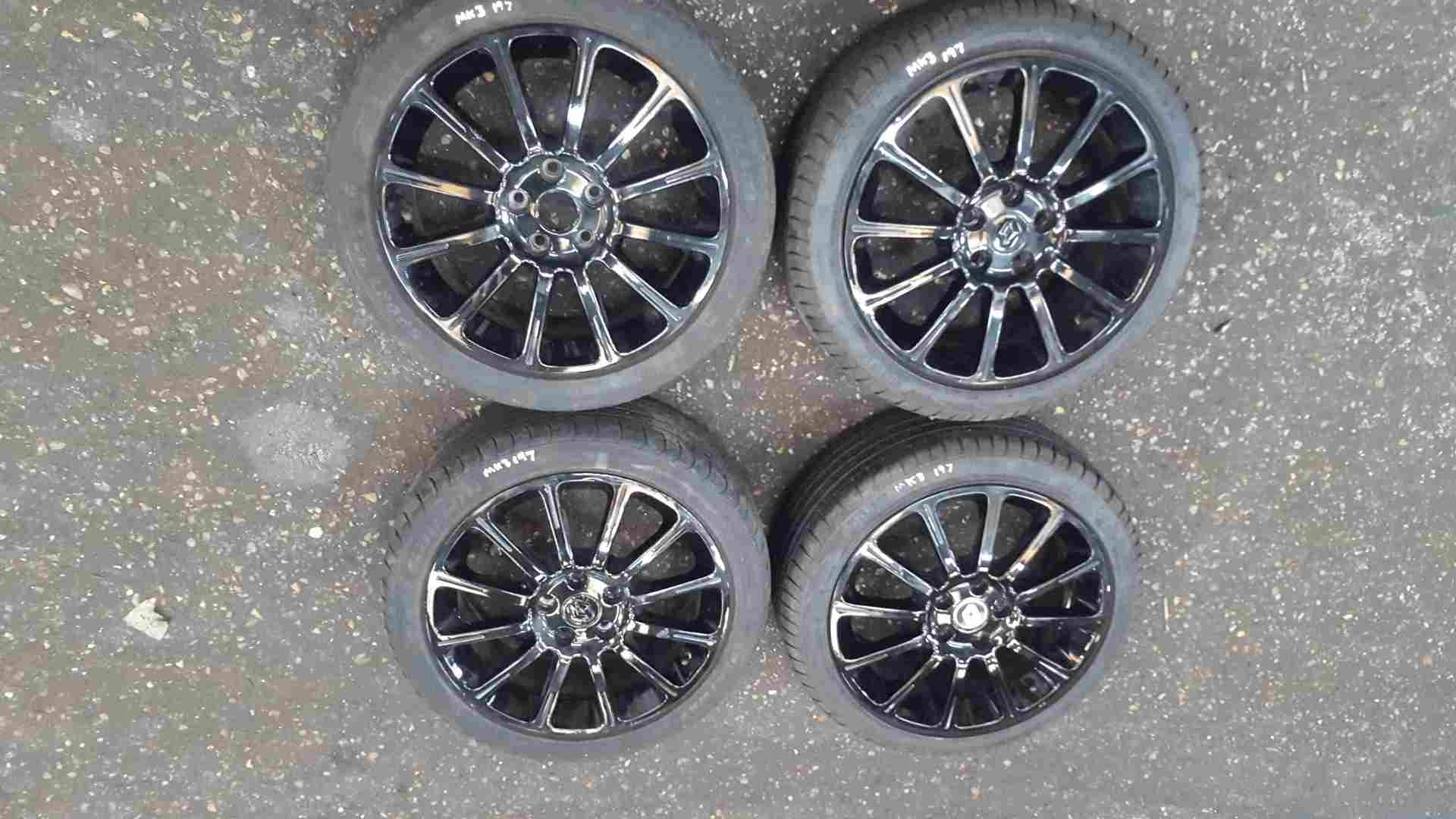 Renault Clio Sport MK3 2005-2012 197 200 Black Alloy Wheels 17inch