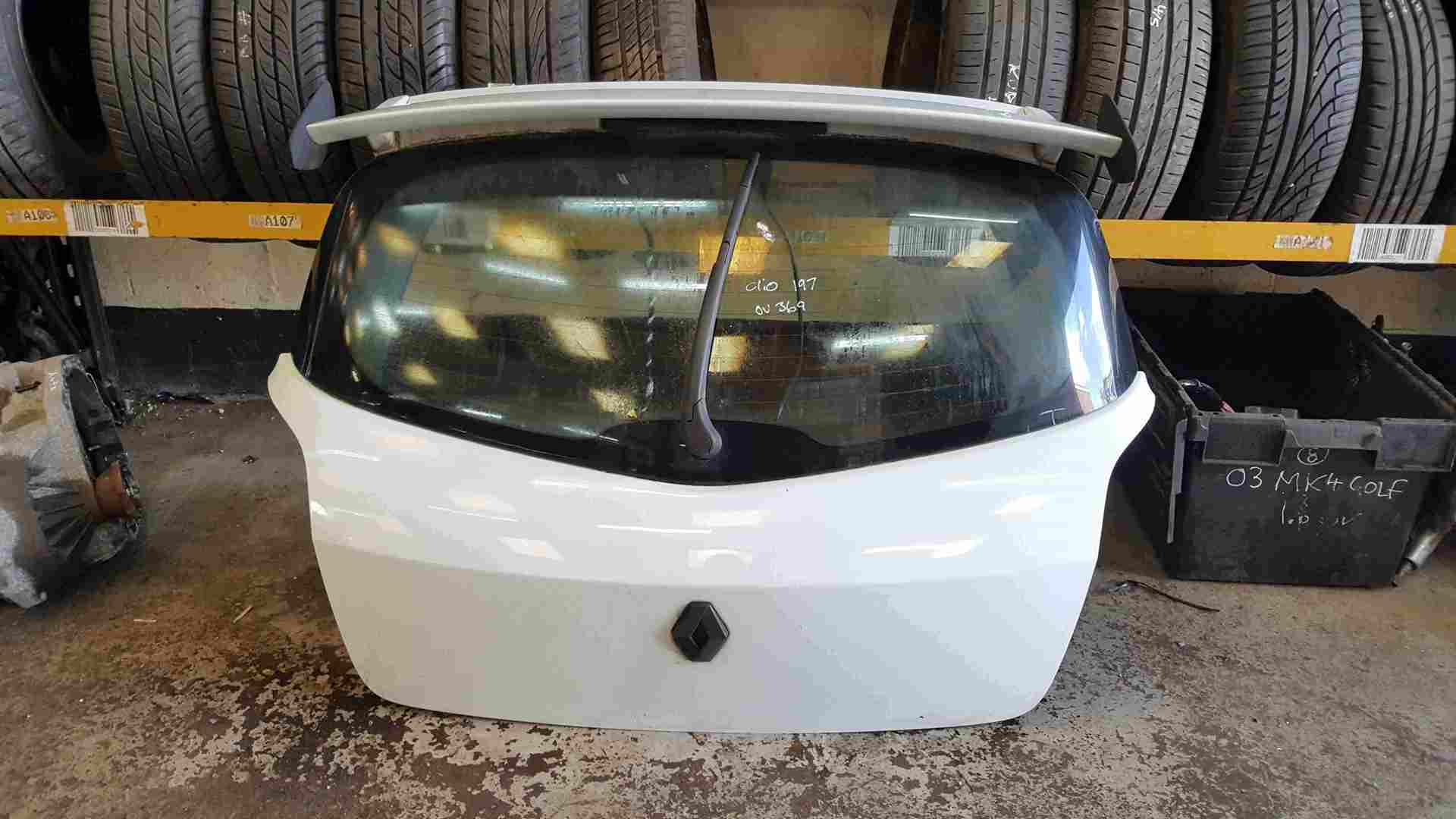 Renault Clio Sport MK3 2005-2012 197 200 Rear Tailgate Boot White OV369 Spoiler