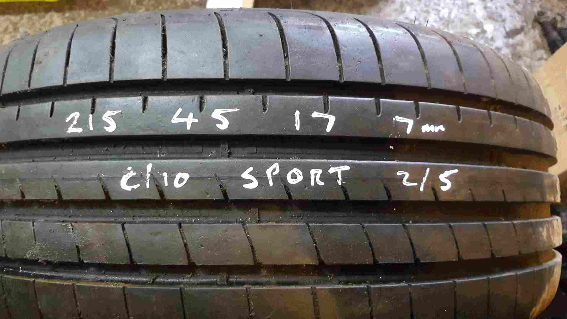 Thumb 4 Renault Clio Sport MK3 2005-2012 197 Alloy Wheel 17inch + Tyre 215 45 17 7mm