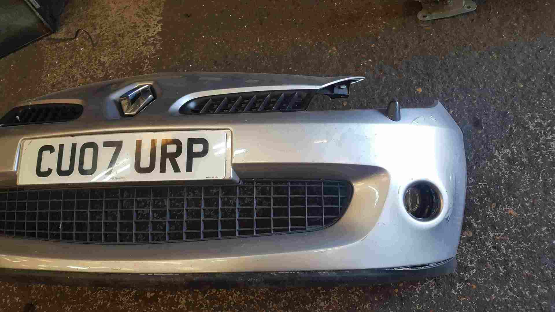 Thumb 2 Renault Clio Sport MK3 2005-2012 197 Front Bumper Grey Silver TEF60