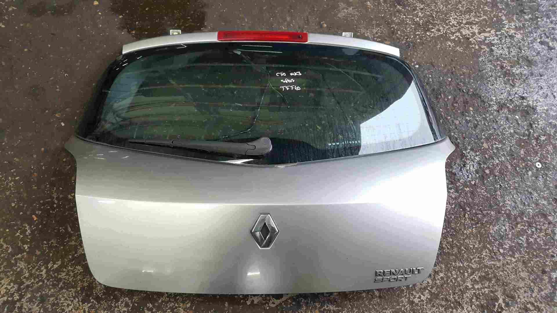 Renault Clio Sport MK3 2005-2012 197 Rear Tailgate Boot Silver TEF60