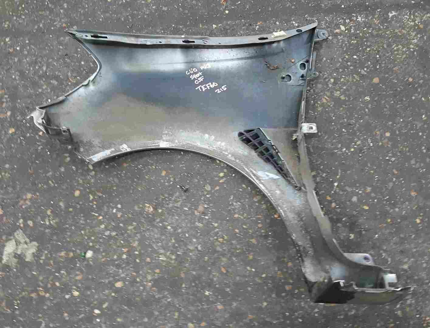 Thumb 3 Renault Clio Sport MK3 2005-2012 Drivers OS Wing Silver TEF60 8200374218