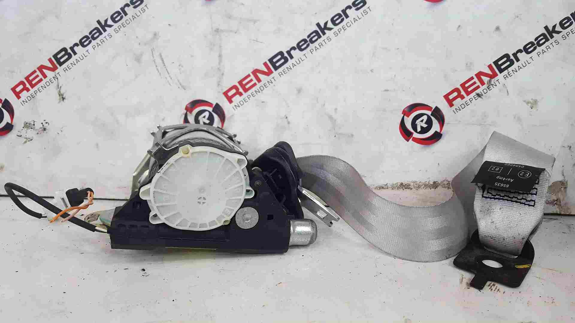 Renault Clio Sport MK3 2005-2012 Drivers OSR Rear Seat Belt 3Dr White Plug