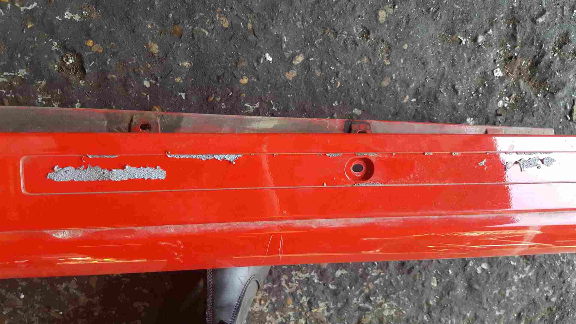 Thumb 2 Renault Clio Sport MK3 2009-2012 200 Drivers OSF Front Side Skirt Red OVNNF