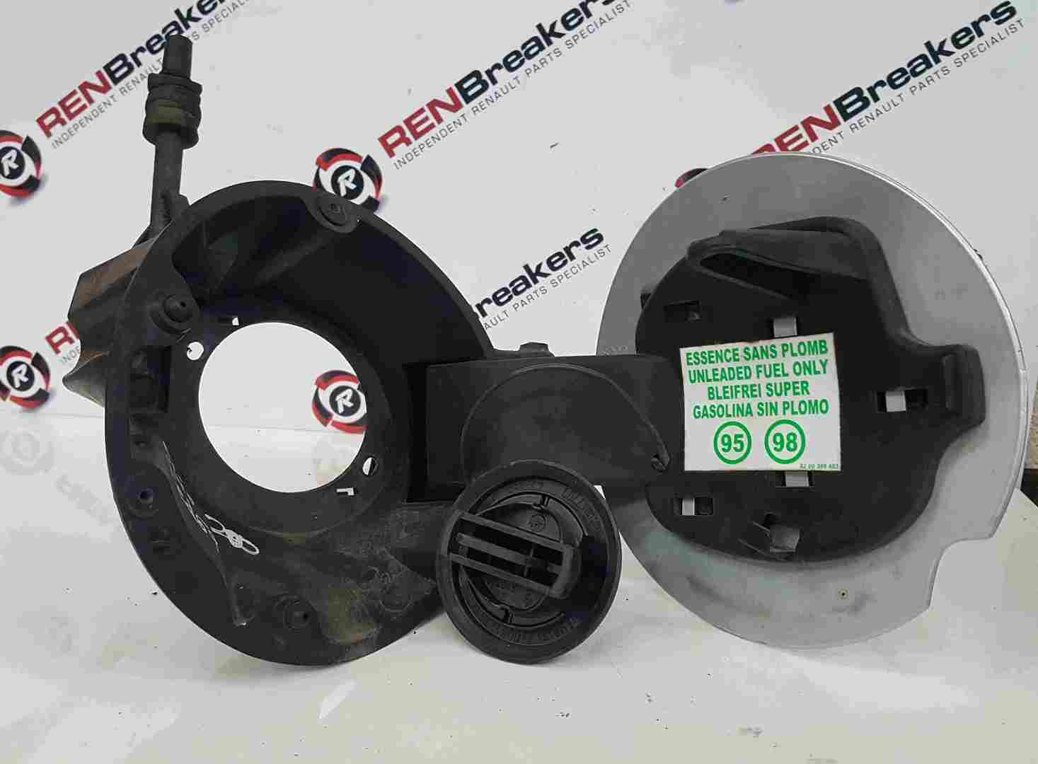 Thumb 3 Renault Clio Sport MK3 2009-2012 200 Fuel Flap Cover + Hinges Silver TED69