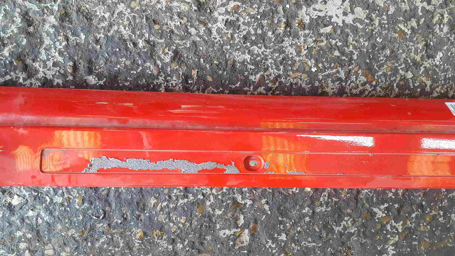 Thumb 3 Renault Clio Sport MK3 2009-2012 200 Passenger NSF Front Side Skirt Red OVNNF