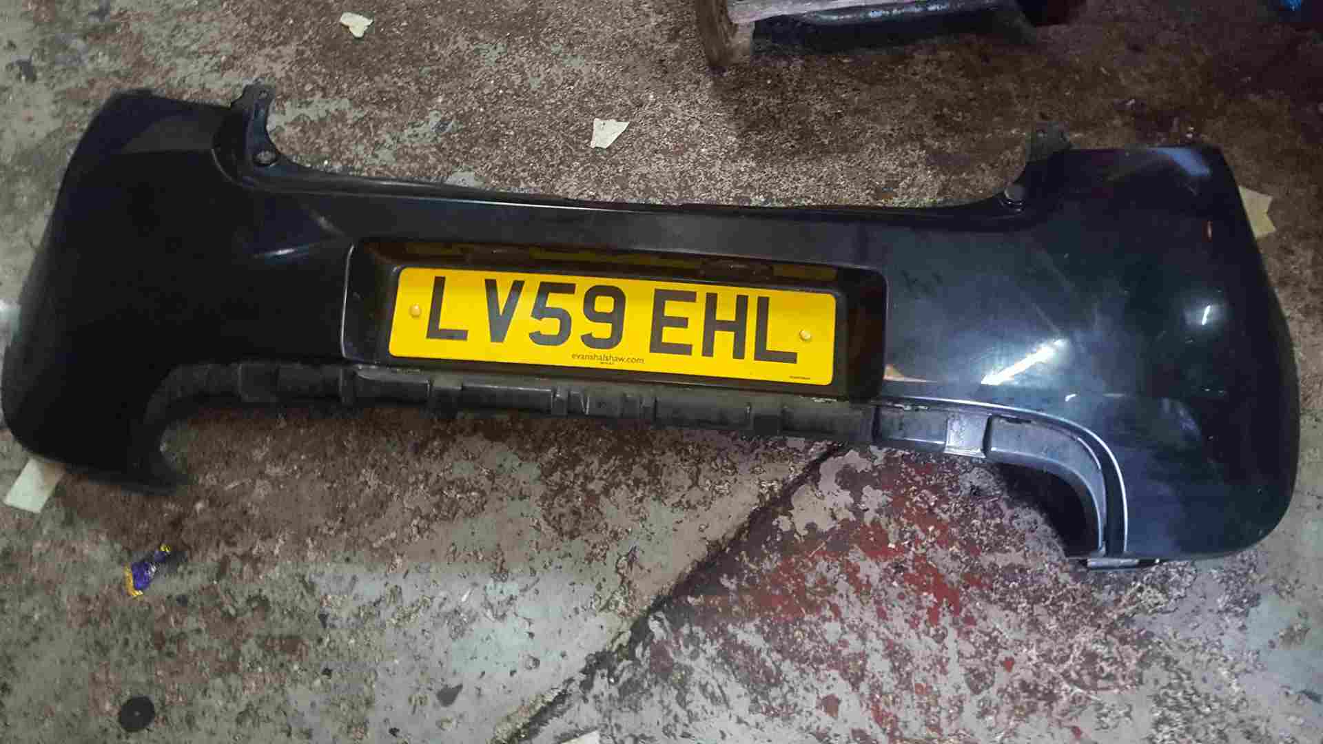 Renault Clio Sport MK3 2009-2012 200 Rear Bumper Black Tegna TEGNA 