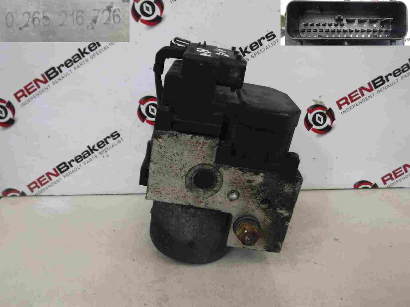 Renault Espace 1997-2003 2.0 16v ABS Pump Unit