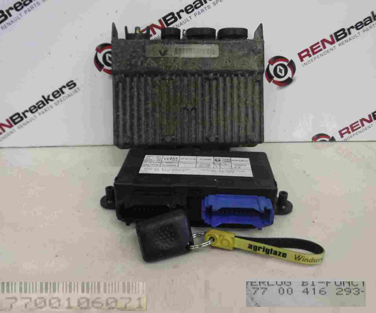 Renault Espace 1997-2003 2.2 TD ECU SET UCH BCM Immobiliser + Key Fob