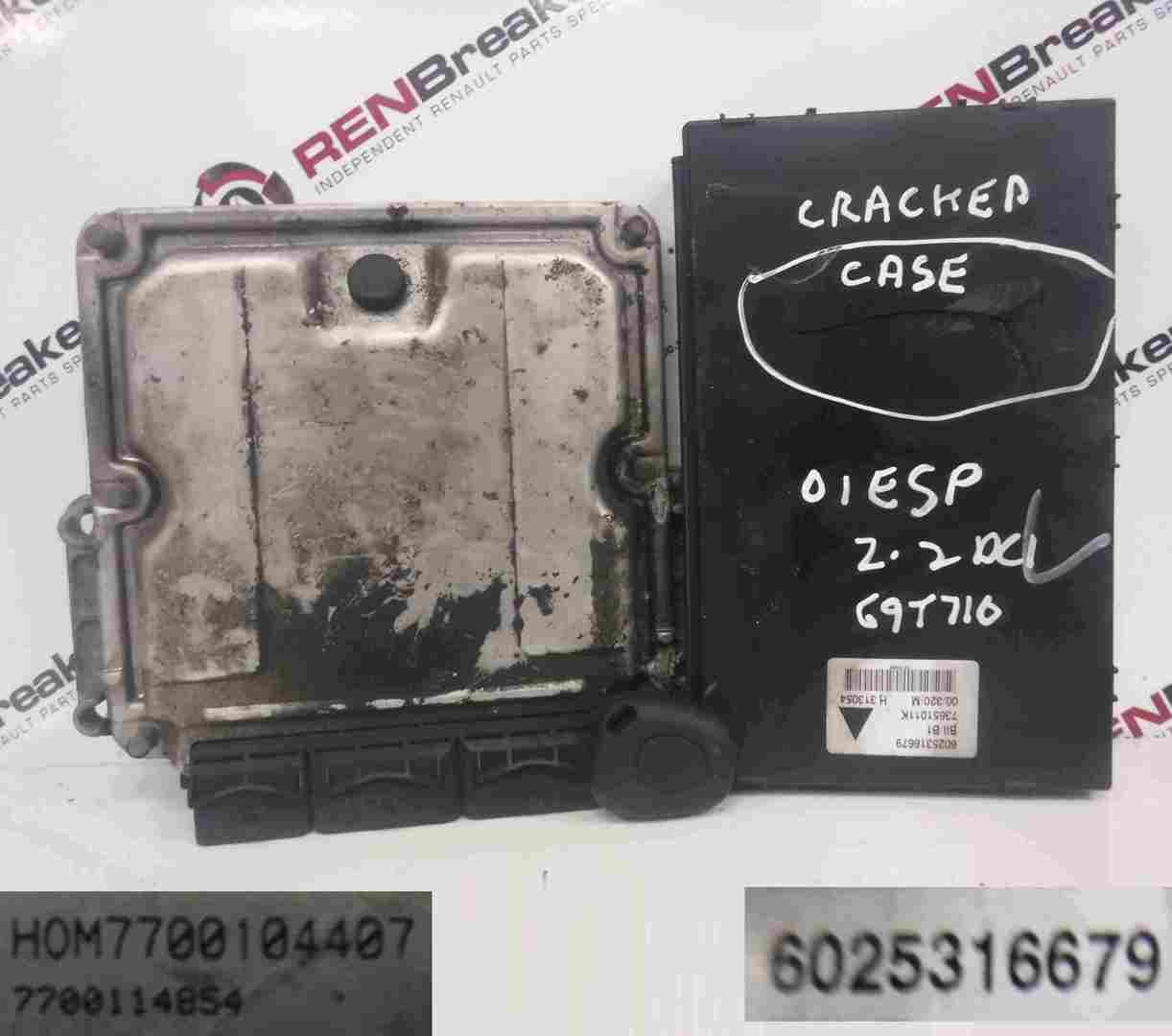 Renault Espace 1997-2003 2.2 dCi ECU SET UCH BCM Immobiliser + Key Fob
