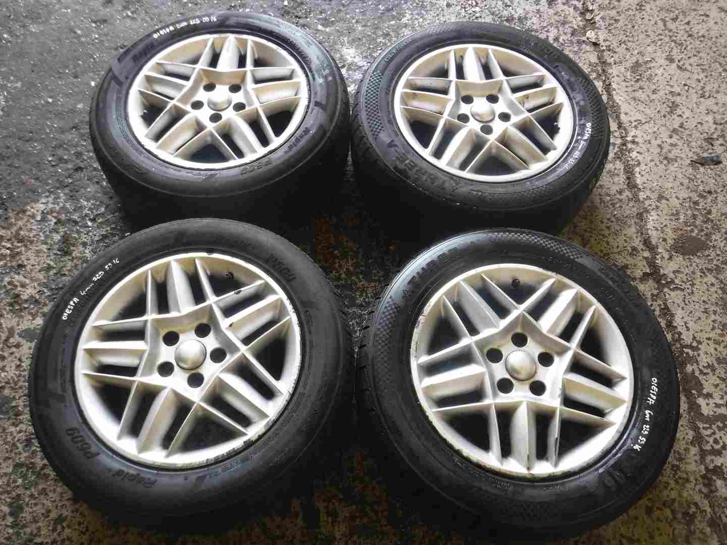 Renault Espace 1997-2003 Alloy Wheel Set X4 Set + Tyre 225 55 16