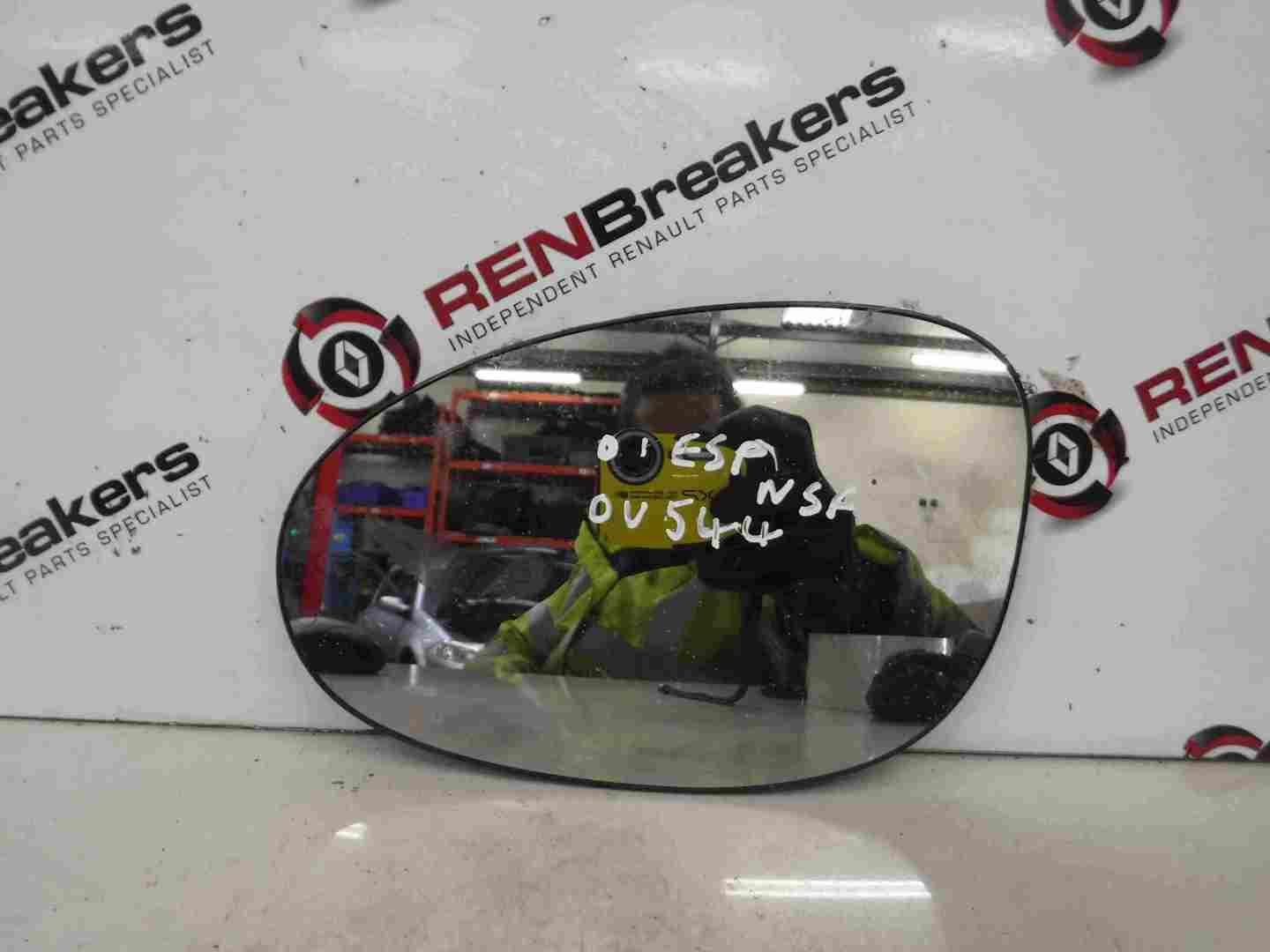 Renault Espace 1997-2003 Passenger NS Wing Mirror Glass