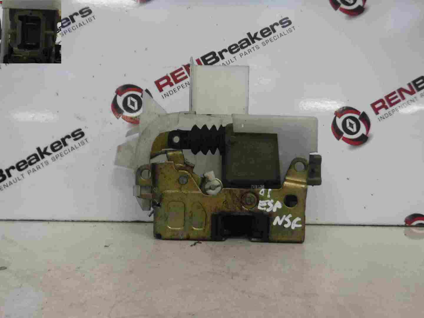Renault Espace 1997-2003 Passenger NSF Front Door Lock Mechanism