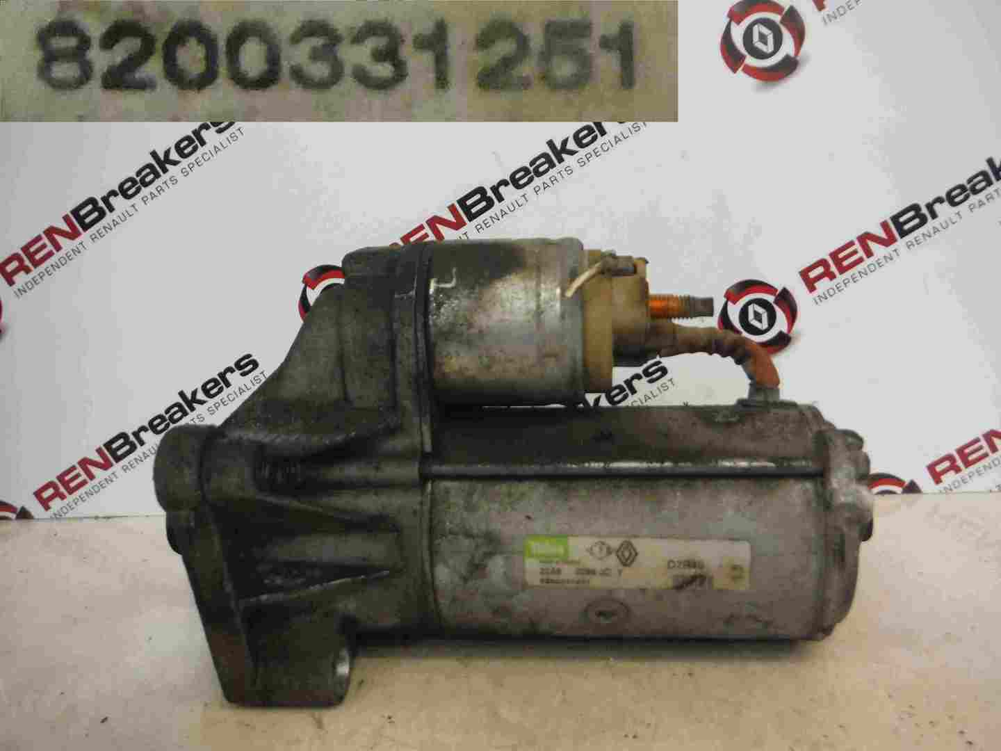 Renault Espace 2002-2008 1.9  dCi Starter Motor 8200331251