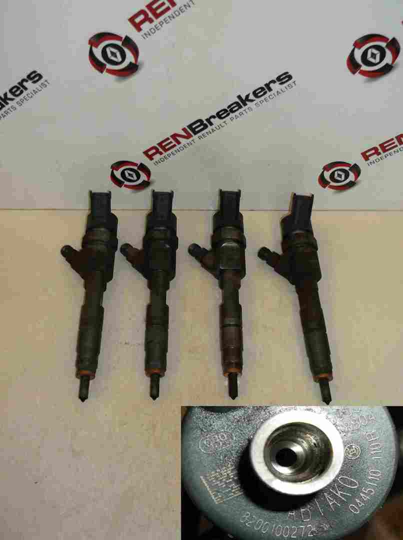 Renault Espace 2003-2013 1.9 dCi Diesel Fuel Injectors Set x4 0445110110B