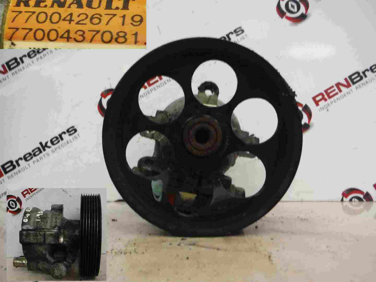 Renault Espace 2003-2013 1.9 dCi Power Steering Pump 7700426719 7700437081