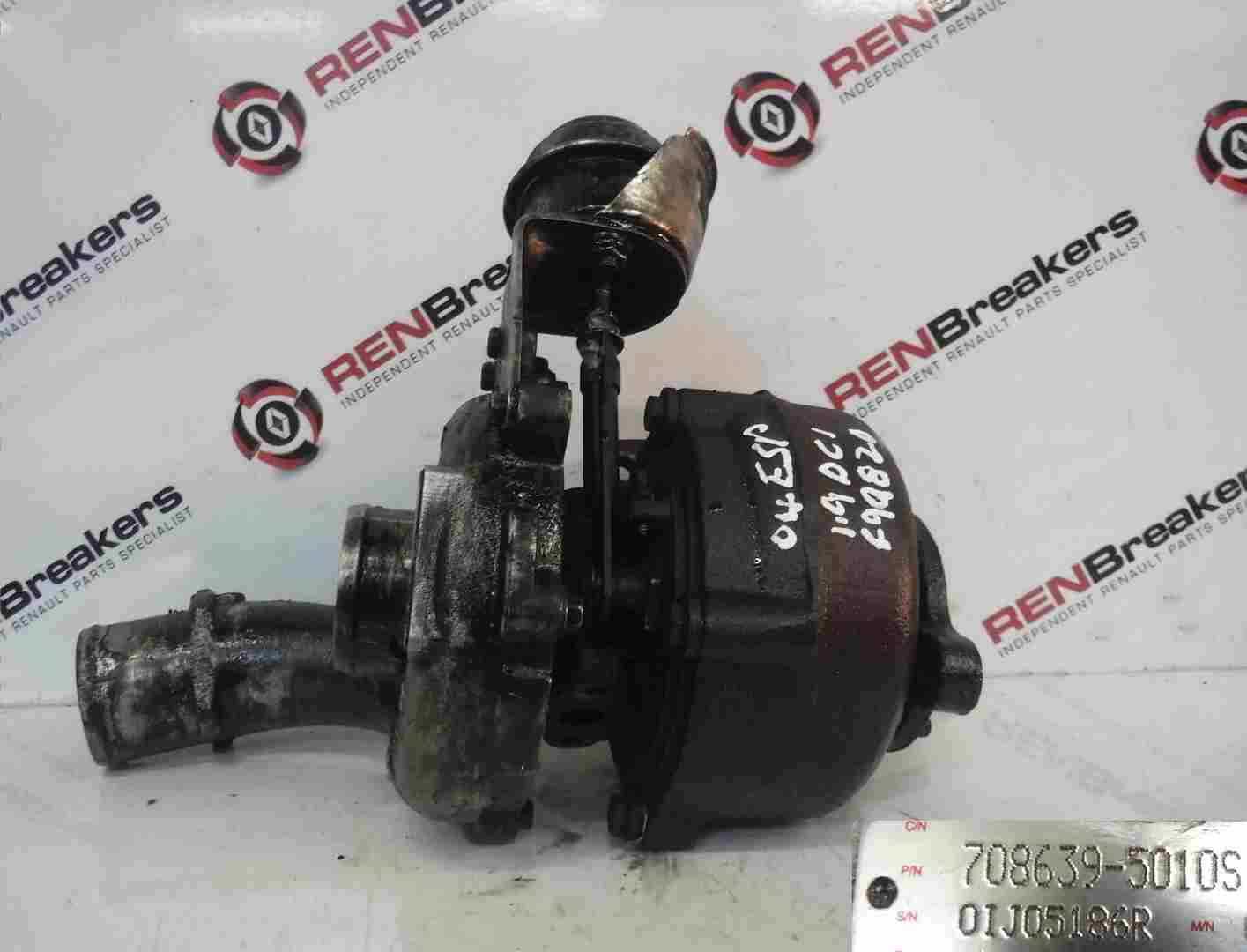 Renault Espace 2003-2013 1.9 dCi Turbo Charger Unit 7086395010S F9Q 820
