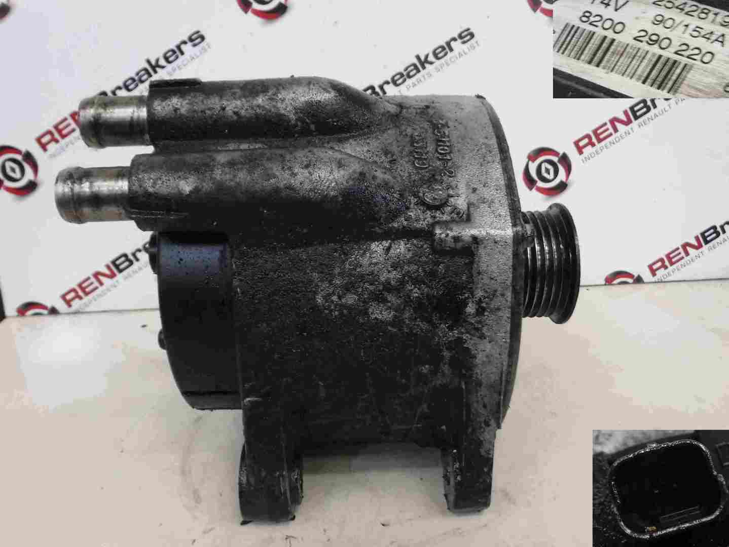 Renault Espace 2003-2013 2.2 1.9 dCi Water Cooled Alternator G9T 743 8200290220