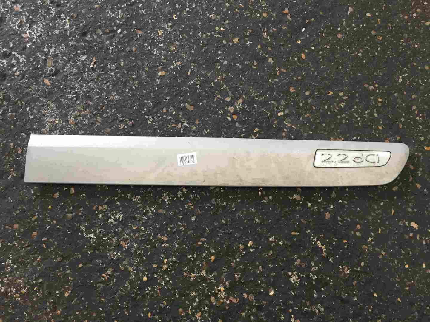 Renault Espace 2003-2013 2.2 Dci Drivers OSF Front Door Moulding Silver TEA19