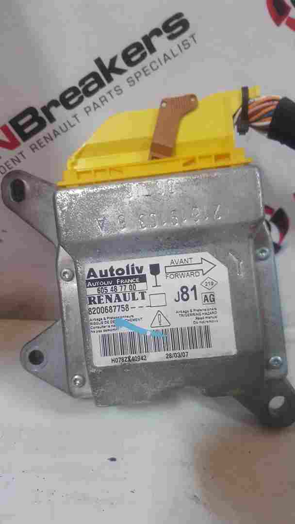 Thumb 2 Renault Espace 2003-2013 Airbag ECU Module Computer 8200687758
