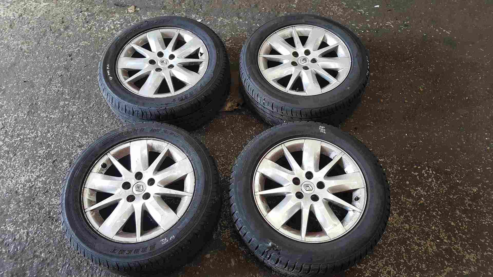 Thumb 4 Renault Espace 2003-2013 Alloy Wheels Set X4 + Tyres 225 55 17 6mm