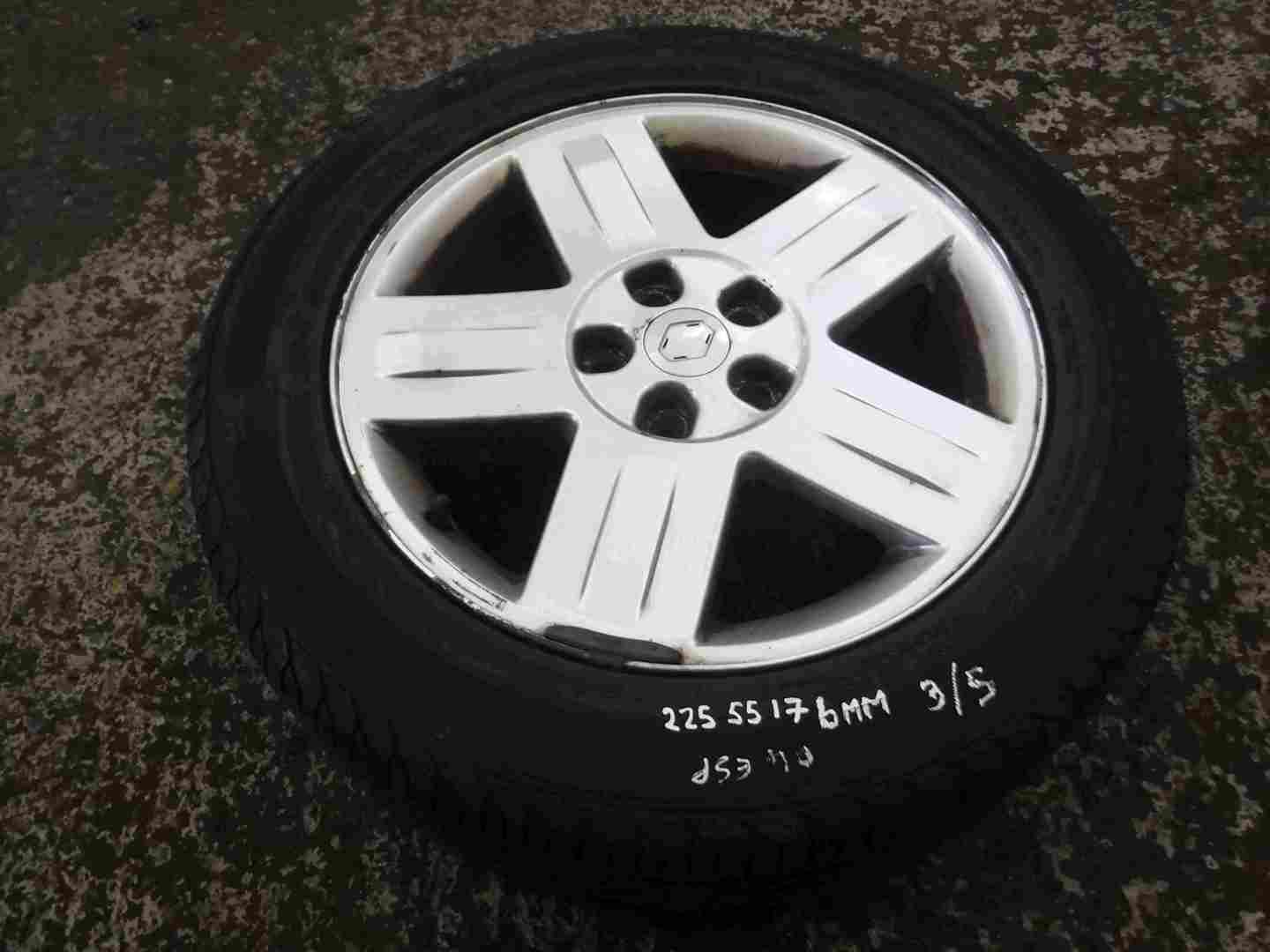 Renault Espace 2003-2013 Antares Alloy Wheel + Tyre 225 55 17 6mm Tread