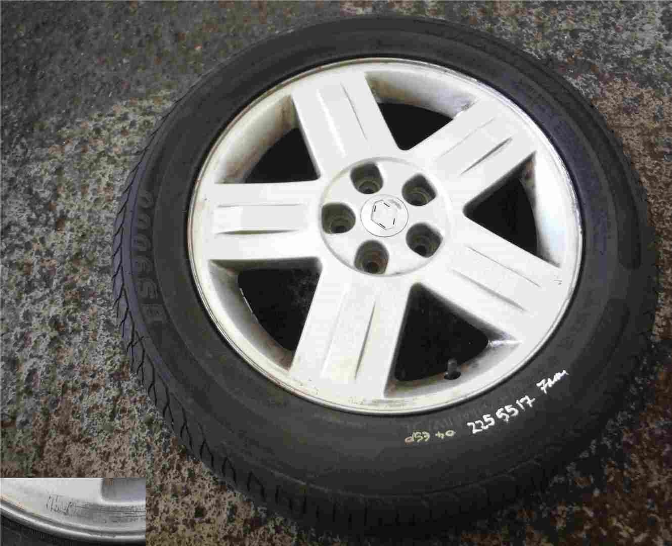 Renault Espace 2003-2013 Antares Alloy Wheel + Tyre 225 55 17 7mm Tread
