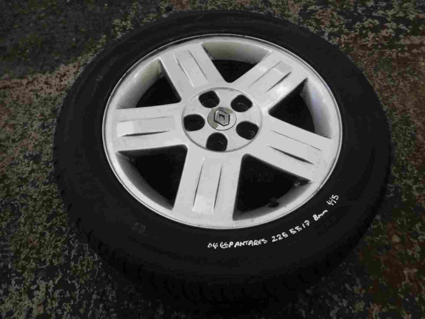 Renault Espace 2003-2013 Antares Alloy Wheel   Tyre 225 55 17 7mm Tread
