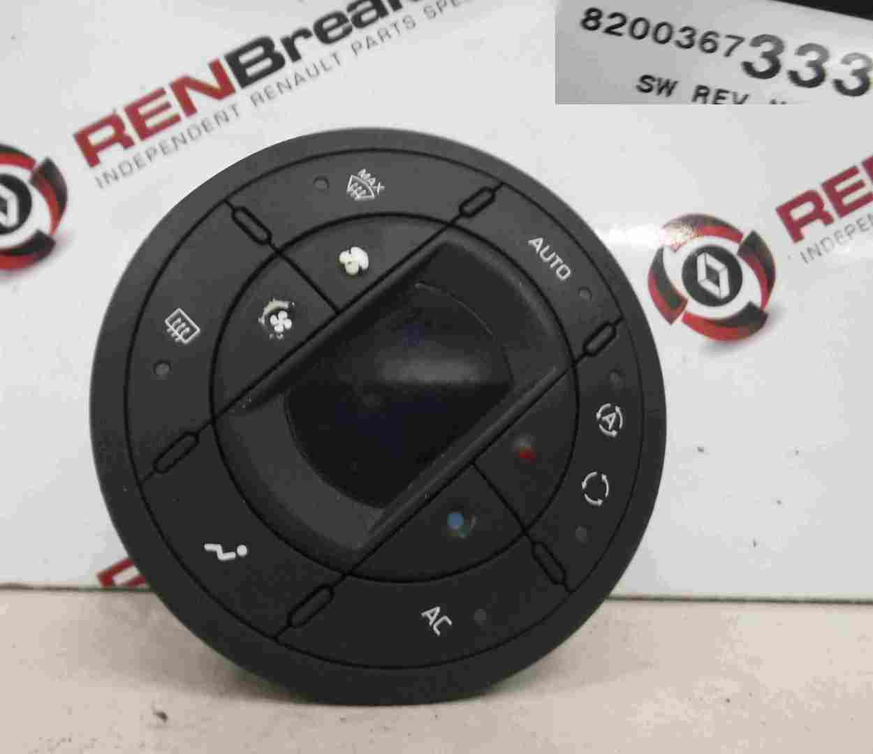 Renault Espace 2003-2013 Drivers OSF Front Door Card Heater Controls 8200367333