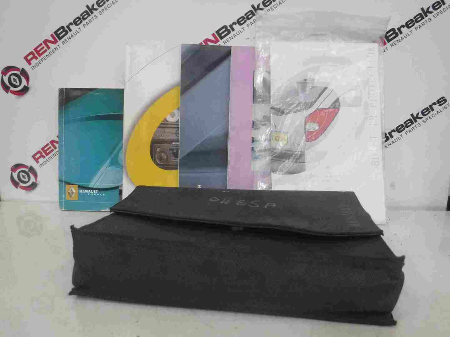 Renault Espace 2003-2013 Handbook Guide Booklet + Wallet