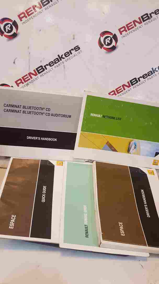 Thumb 3 Renault Espace 2003-2013 Handbook Guide Booklet Leather Wallet