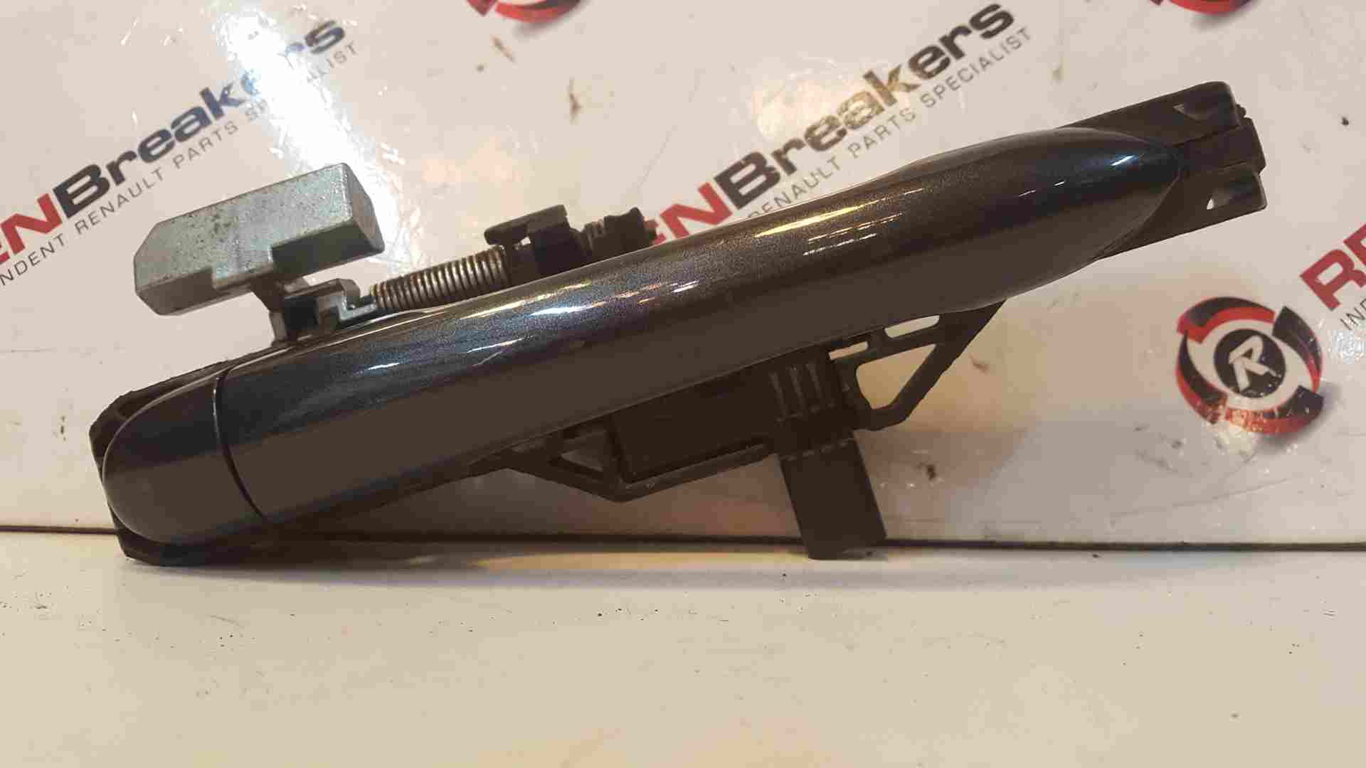 Renault Espace 2003-2013 OSR Drivers Rear Door Pull Handle + Sensor Teb66 Blue