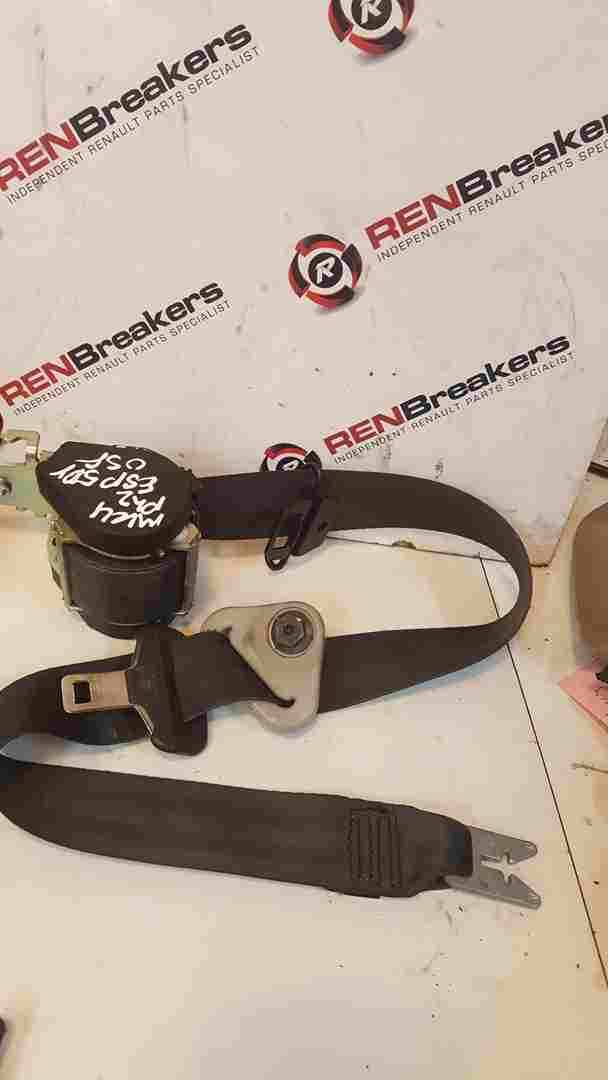 Thumb 2 Renault Espace 2003-2013 Osf Drivers Seat Belt Dark Grey