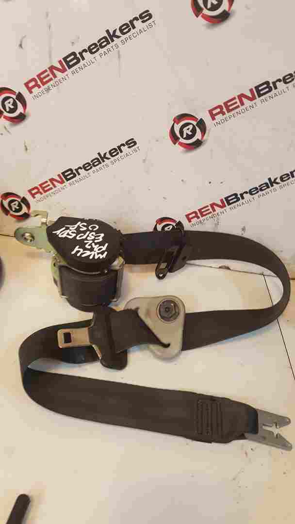 Thumb 3 Renault Espace 2003-2013 Osf Drivers Seat Belt Dark Grey