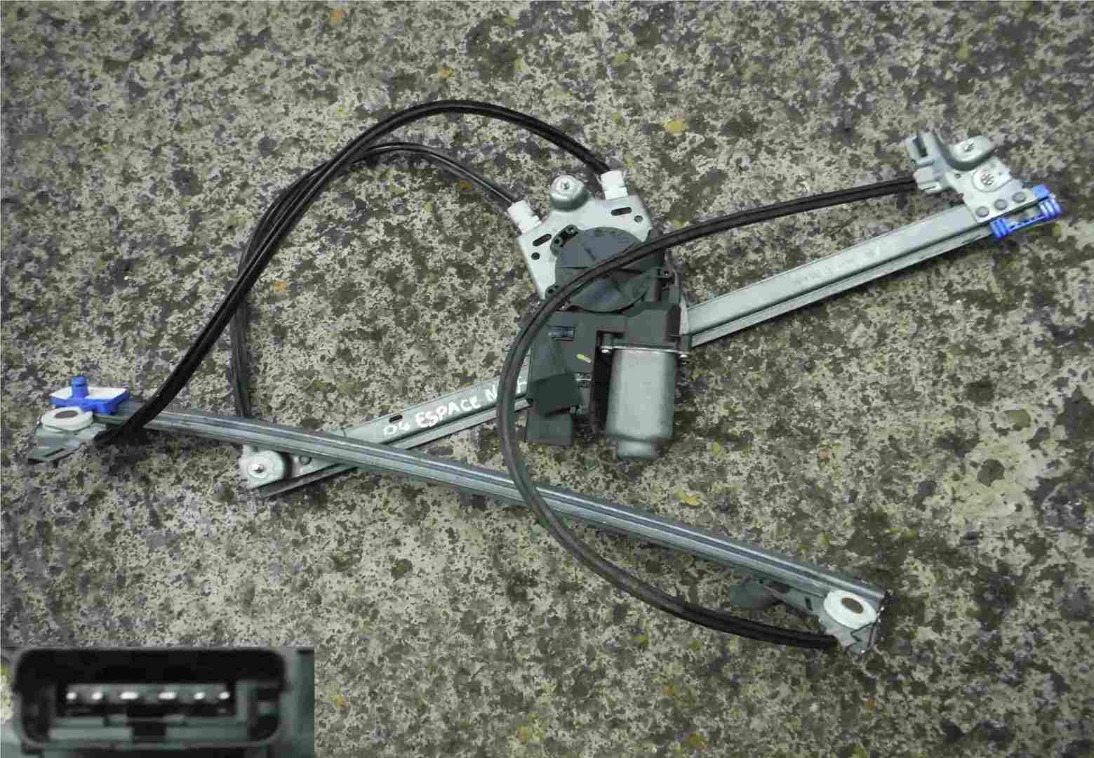 Renault Espace 2003-2013 Passenger NSF Front Window Motor Regulator 6Pin