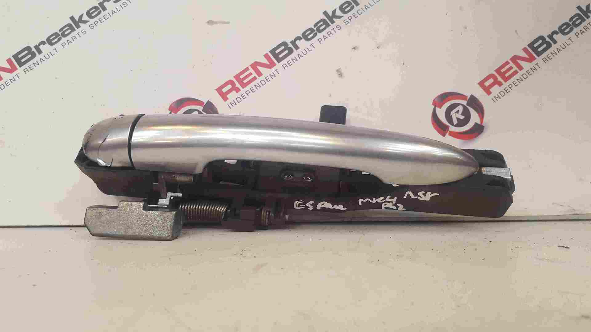 Renault Espace 2003-2013 Passenger NSR Rear Door Handle Silver