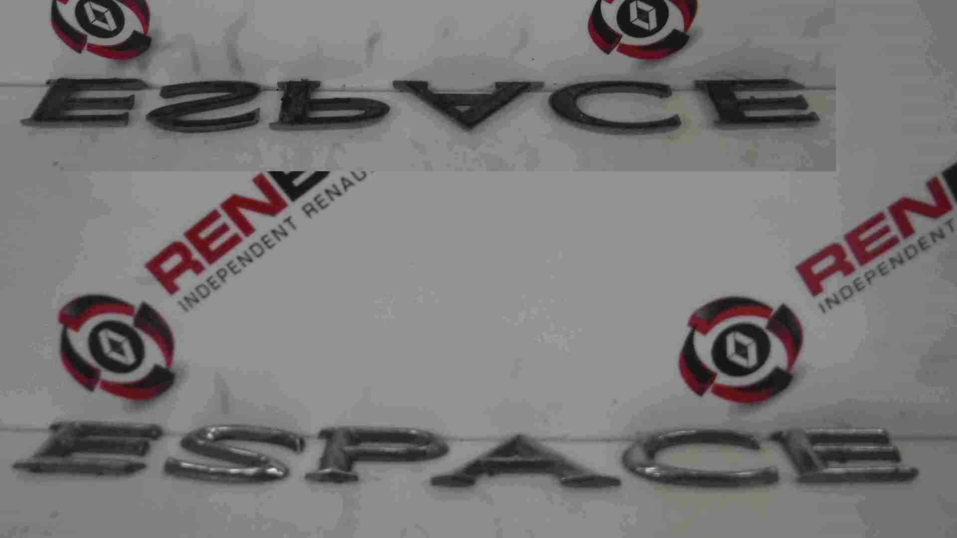 Renault Espace 2003-2013 Rear Badge Letters Emblem Espace Boot Logo