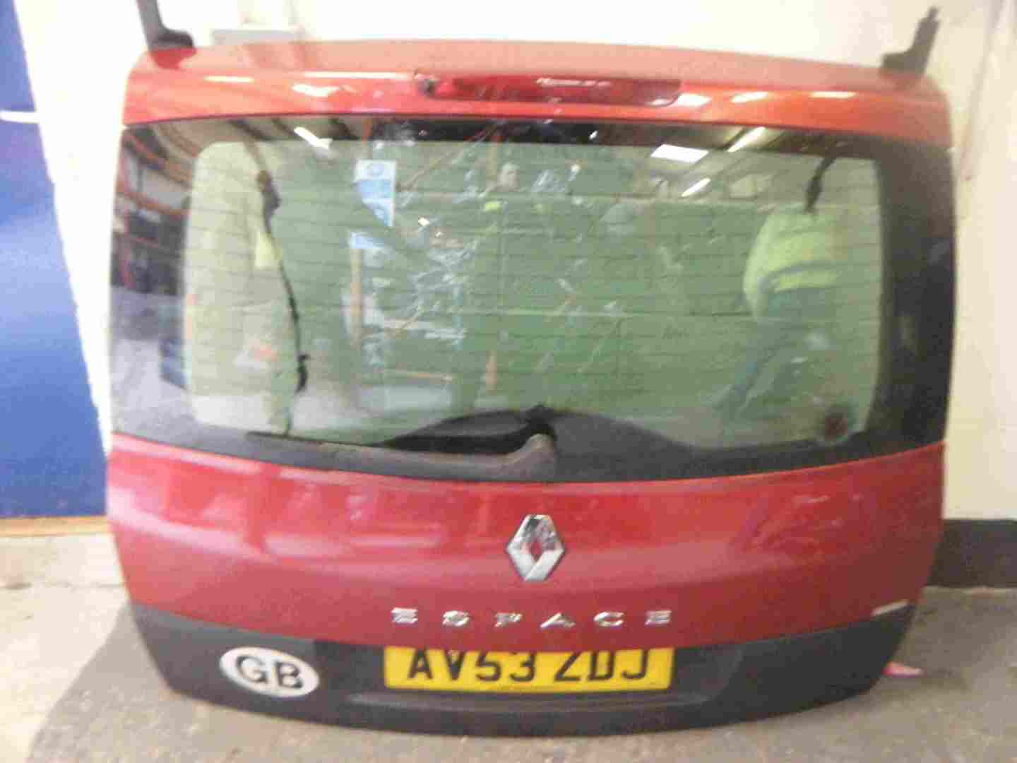 Renault Espace 2003-2013 Rear Tailgate Boot Red TEB76