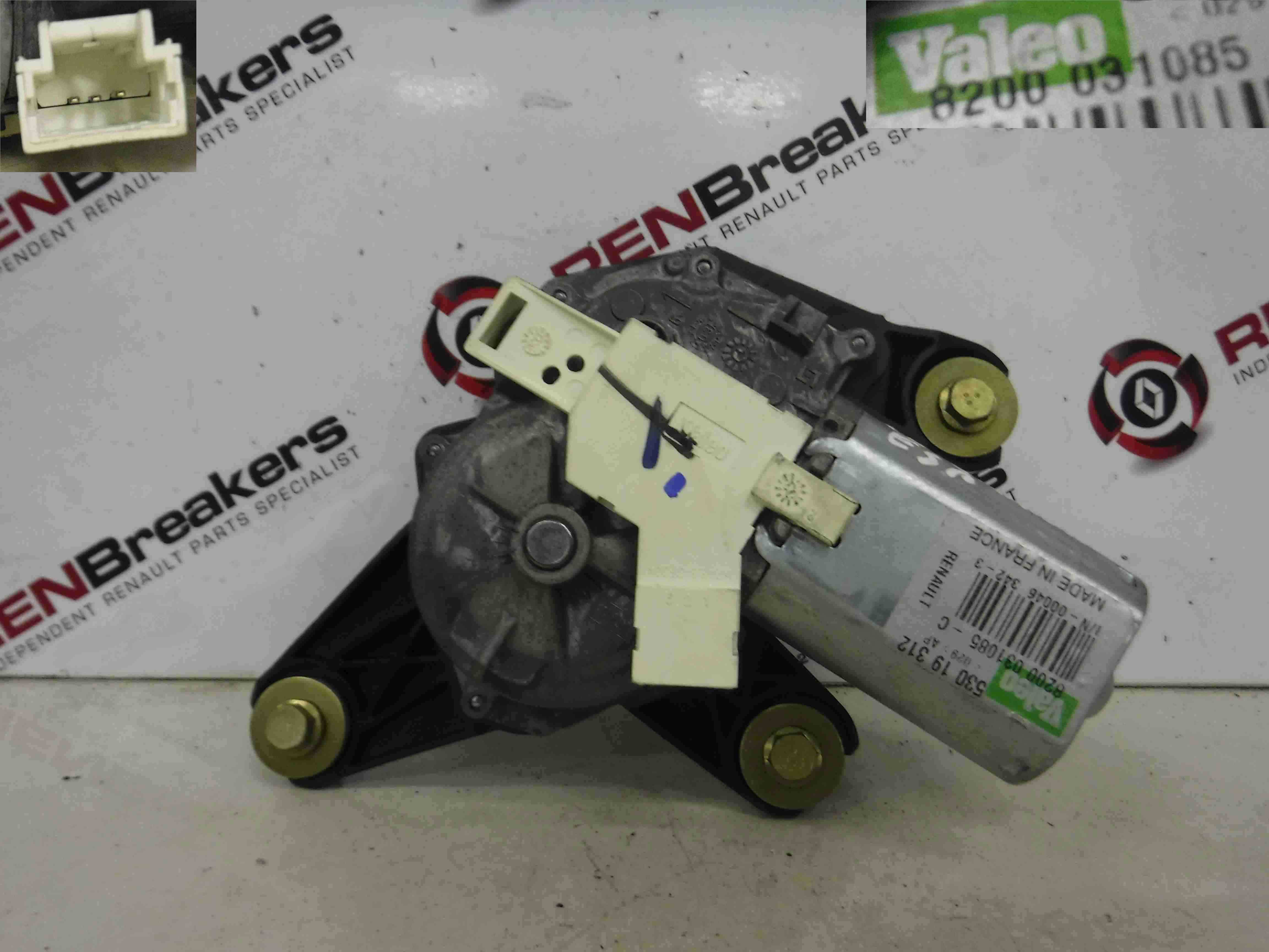 Renault Espace 2003-2013 Rear Windscreen Wiper Motor 8200031085 8200031083