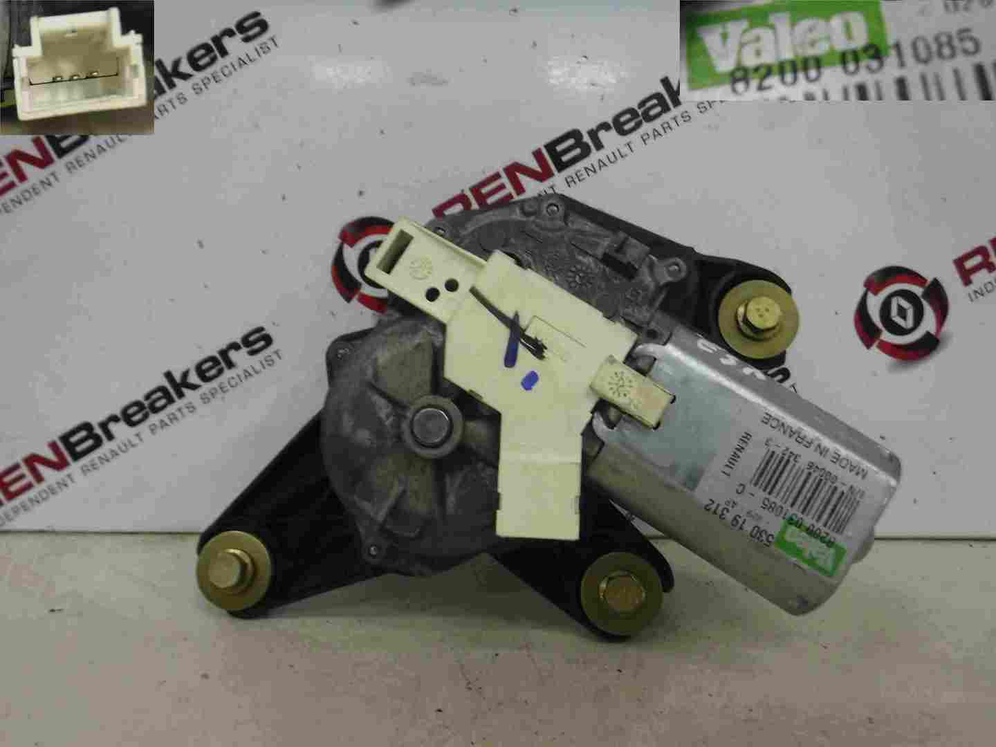Renault Espace 2003-2013 Rear Windscreen Wiper Motor 8200031085
