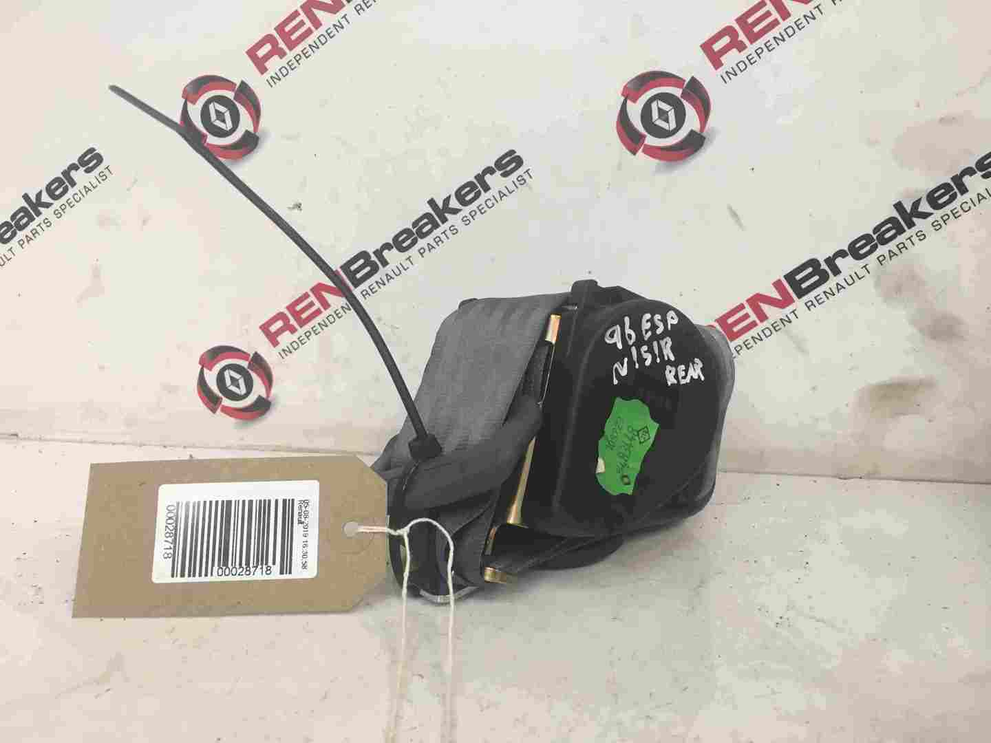 Renault Espace MK2 1991-1997 Passenger NSR Rear Boot Chair Seat Belt