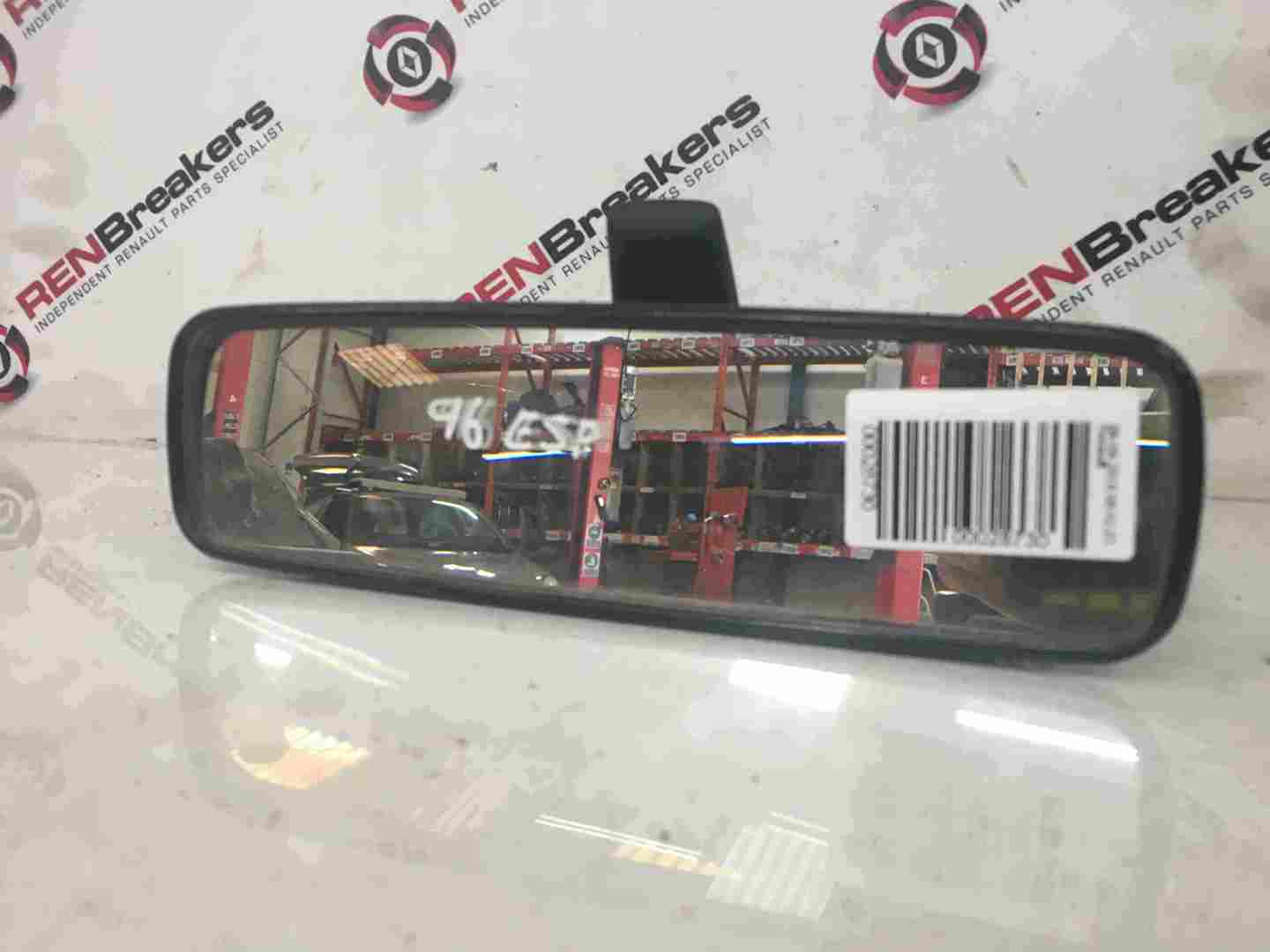 Renault Espace MK2 1991-1997 Rear View Mirror Plain Black