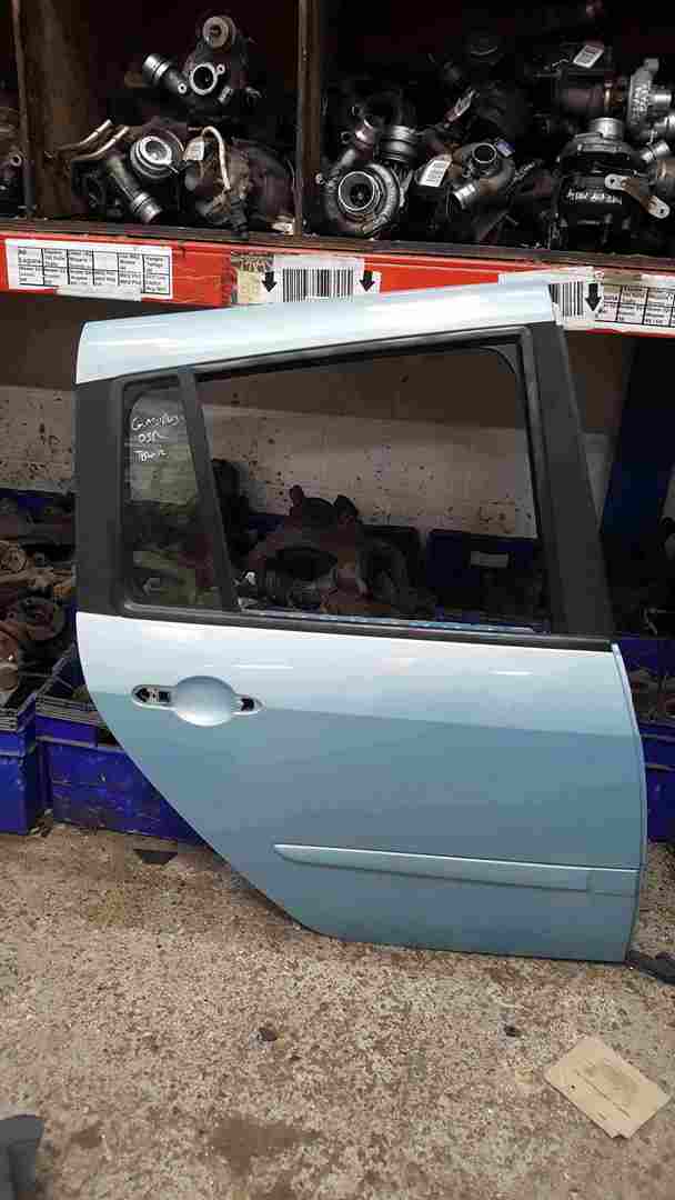 Renault Grand Modus 2008-2012 Drivers OSR Rear Door Aqua Blue TERNK