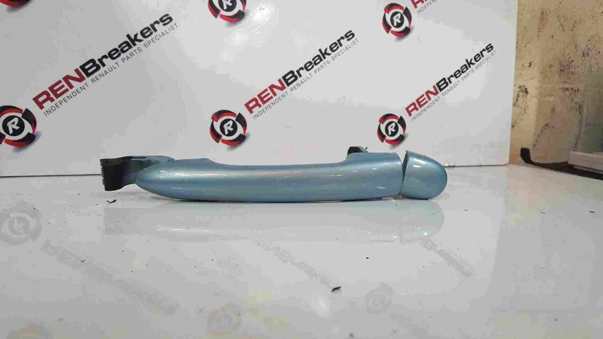 Renault Grand Modus 2008-2012 Drivers OSR Rear Exterior Door Handle Aqua TERNK